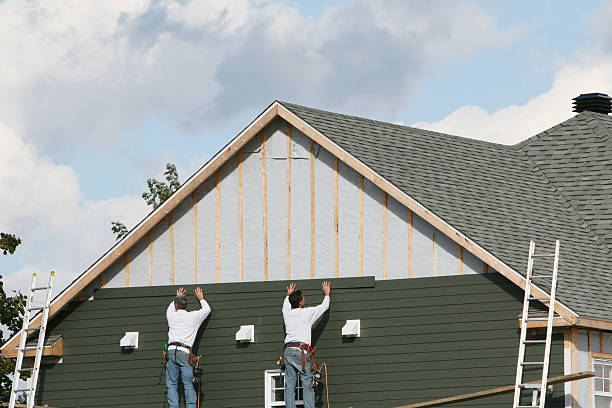 Professional Siding Replacement technician working in Louisa, VA